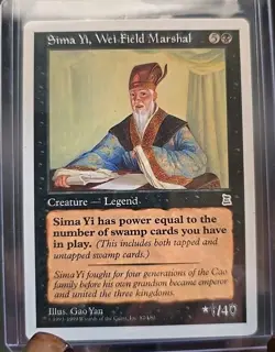 Sima Yi, Wei Field Marshal Portal Three Kingdoms MTG Regular Lightly Played - Image 3