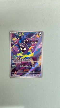 Pokemon TCG Gastly Illustration Rare Holo 177/162 Temporal Forces MINT CLEAN - Image 1