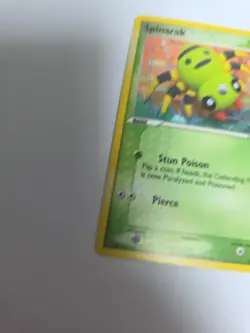 Pokemon TCG Spinarak Unseen Forces 75/115 Stamped Reverse Holo Card - Image 3