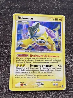 RAIKOU HOLO - POKEMON 16/132 D&P MERVEILLES SECRETES FR - Image 1