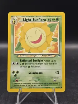 Pokemon TCG Light Sunflora 72/105 Neo Destiny Unlimited Common NM - Image 1
