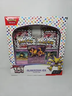Pokemon TCG Scarlet & Violet-151 Alakazam ex Collection Booster Box Factory Seal 820650855269 - Image 1