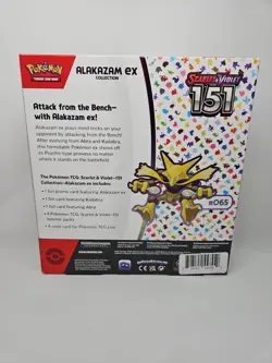 Pokemon TCG Scarlet & Violet-151 Alakazam ex Collection Booster Box Factory Seal 820650855269 - Image 3