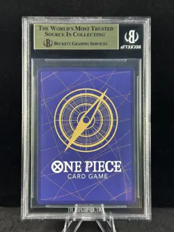 2026 One Piece DRACULE MIHAWK MANGA Alt Art Sec #OP14-119 BGS 10 PRISTINE Gold - Image 2
