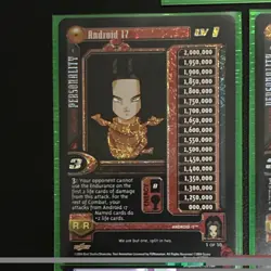 Score Dragon Ball GT CCG 2004 Foil Rare Personality Card Lot (3) Android 20 17 - Image 3