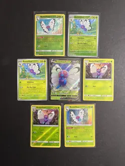 7x Butterfree V Pokemon Card Reverse Holo Ultra Rare SM SWSH SV PTCG A2 - Image 1