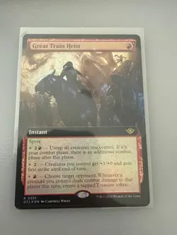 Great Train Heist (Extended Art) Outlaws of Thunder Junction Foil - Image 1