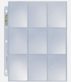 10 ULTRA PRO PLATINUM SERIES 9 POCKET PAGES FOR CARD BINDERS MTG POKEMON SPORTS - Image 1