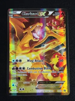 Pokemon Charizard EX XY121 Black Star Promo Full Art Holo - Image 1