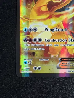 Pokemon Charizard EX XY121 Black Star Promo Full Art Holo - Image 5