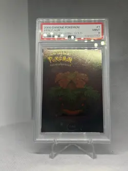 2000 Danone Pokemon Stadium Tip Shiny GOLD Venusaur #1 - PSA 9 Low Pop - Image 3