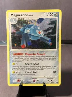 Pokemon TCG Magnezone #5/100 Stormfront Set LP Holo Bleed Error Rare 2008 - Image 1