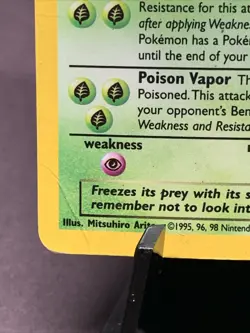 Pokemon TCG Dark Arbok Team Rocket 19/82 Holo Rare 2000 VTG WOTC MP Year Error - Image 2