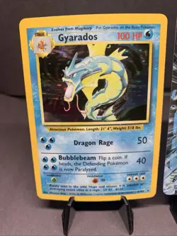 Pokemon TCG Gyarados Lot of 2 Base Set Holo Rare 6/102 & Gyarados EX 045/198 - Image 2