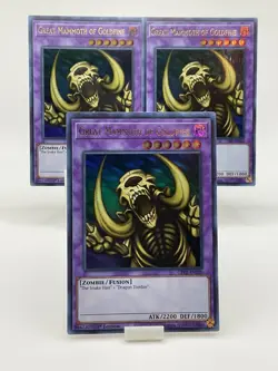 Yu-Gi-Oh! Great Mammoth of Goldfine GFP2-EN120 Ultra Rare 1st Ed. X3 PlaySet - Image 1