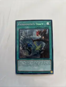 Yu-Gi-Oh! TCG Fiendsmith's Tract Secret Rare 1st Edition INFO-EN061 - Image 1