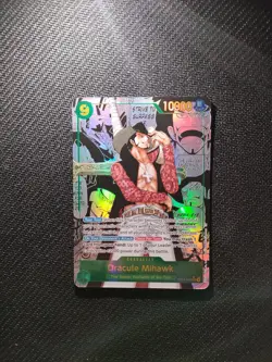 One Piece OP14-119 Dracule Mihawk Manga - The Azure Sea’s Seven English - MINTY! - Image 2