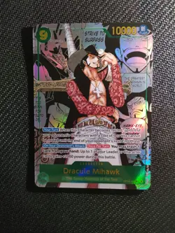 One Piece OP14-119 Dracule Mihawk Manga - The Azure Sea’s Seven English - MINTY! - Image 5