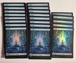 Duskmourn Full Art FOIL Showcase ISLAND (DSK) OFFERS WELCOME - Image 1