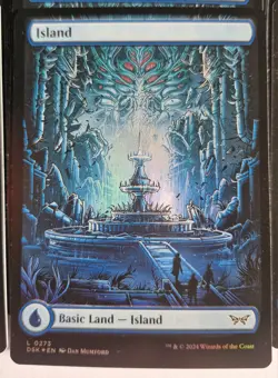 Duskmourn Full Art FOIL Showcase ISLAND (DSK) OFFERS WELCOME - Image 2