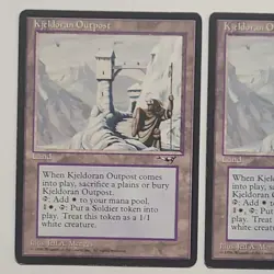 MTG Alliances Kjeldoran Outpost x2 Rare Land - Image 2