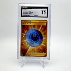 Pokemon TCG Dark Patch (Secret) 216/196 Swsh11: Lost Origin Holo CGC 10 - Image 1