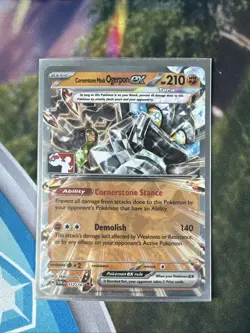 Pokemon TCG 112/167 Cornerstone Mask Ogerpon ex Play! Prize Pack NM/M - Image 1