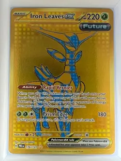 Iron Leaves EX 176/131 SV: Prismatic Evolutions Hyper Rare Holo Near Mint - Image 1