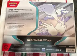 Reshiram EX Box Pokemon TCG Collectors Box with Promo and Booster Packs - Image 2
