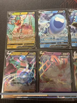 Pokemon Evolving Skies - Lot Of 8 V/Vmax Ultra Rares- Near Mint - Image 2