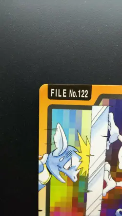 Pokemon Japanese Card Non-Holo Mr.Mime NO.122 Carddass BANDAI - Image 2