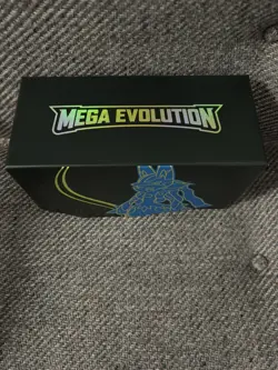 Pokemon TCG Mega Evolution Lucario ETB Elite Trainer Box Empty, No Packs! - Image 1