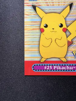 Pikachu 2 Of 10 Pop-Up Pokemon 2000 Topps TV Animation Series Vintage - Image 4