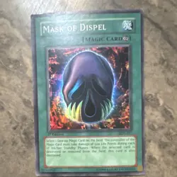 Konami Yu-Gi-Oh! Mask of Dispel LON-017 Labyrinth of Nightmare 1st Ed Card - Image 1