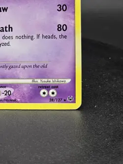 Pokemon TCG Giratina LV.70 28/127 Platinum Holo Card 2009 - Image 5