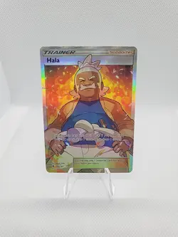 Hala (Full Art) 143/145 SM - Guardians Rising Ultra Rare Pokemon Card - Image 1