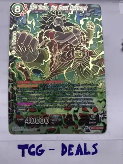 SS4 Broly, The Great Destroyer Bt11-152 SCR NM Dragonball Super Card Game - Image 1