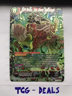 SS4 Broly, The Great Destroyer Bt11-152 SCR NM Dragonball Super Card Game - Image 2