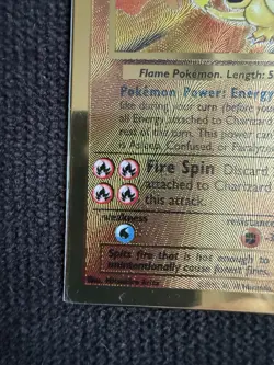 Pokemon TCG Charizard 4/102 Celebrations Gold Metal Card - Image 2