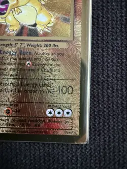 Pokemon TCG Charizard 4/102 Celebrations Gold Metal Card - Image 5