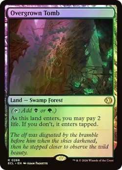 Overgrown Tomb Foil Lorwyn Eclipsed NM MTG - Image 1