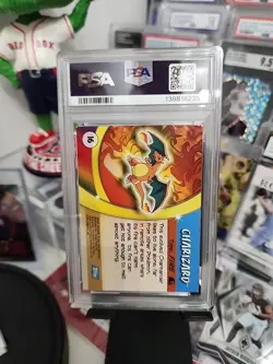 🔥2004 topps Pokemon charizard advanced challenge PSA 4 - Image 2