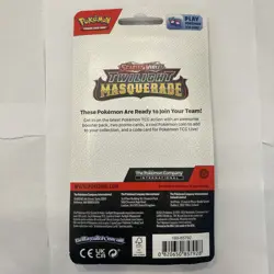 Pokemon Scarlet & Violet Twiligh Masquerade Blister Pack + Coin New Factory Seal - Image 2
