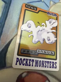Pokemon Ditto 132 Japanese Pocket Monsters 1997 Carddass LP - Image 2