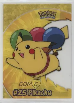 Pikachu Topps Chrome Pokemon TV Animation Edition Series 2 Clear #PC1 2000 - Image 1