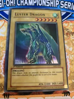 Yugioh Luster Dragon LOD-050 1st Edition NM - Image 1