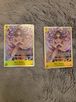 One Piece Nico Robin EB03-055 SR Foil Near Mint English - x2 Copies - Image 1
