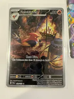 Pokemon TCG Fletchinder Card 199/193 Sv02: Paldea Evolved - Image 1