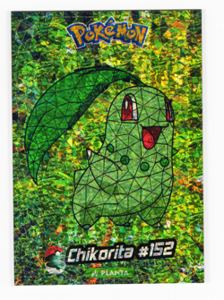 CRYSTAL CARD COLLECTION * CHIKORITA #152 - CRACKED ICE * POKEMON* - Image 1