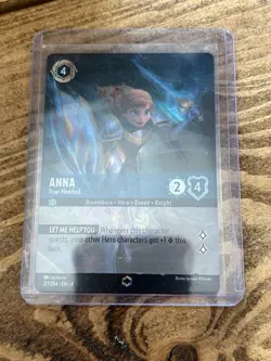 Lorcana Disney 217/204 Anna True Hearted Enchanted Card Ursula's Revenge Set - Image 5
